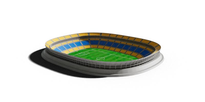 Remodelación del Estadio Universitario de Tigres, UANL 3 Vista aerea del Estadio Universitario de la UANL (concepto)