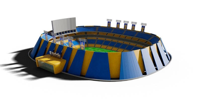 Remodelación del Estadio Universitario de Tigres, UANL 5 Acabado de la remodelación del estadio